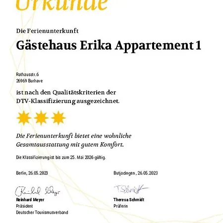 Auszeit Erika 1 Apartamento Burhave